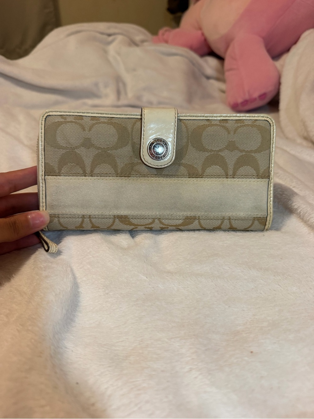 Coach Signature Canvas Wallet